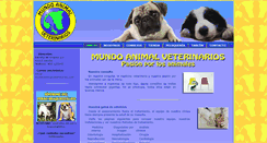 Desktop Screenshot of mundoanimalveterinarios.com